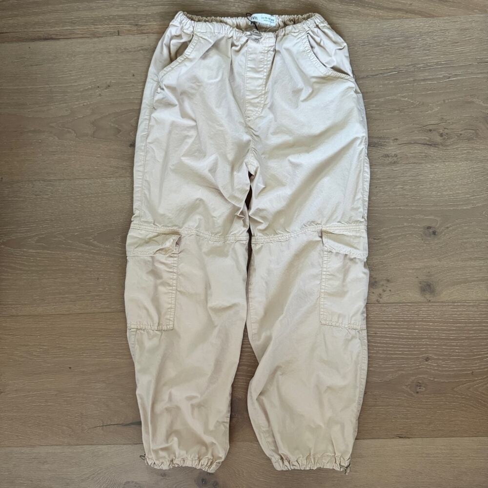 Zara kids Parachute Cargo Pants size 11-12